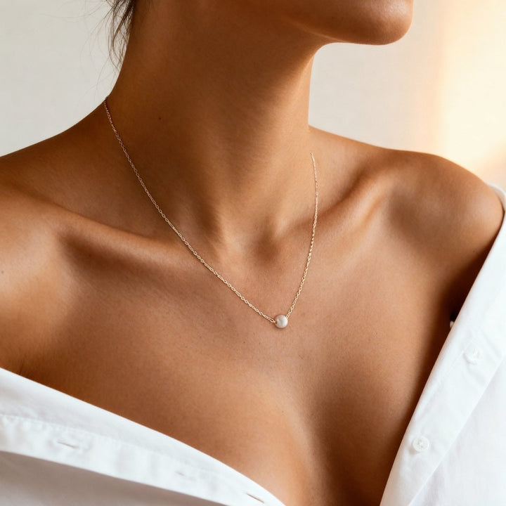 Collar de perlas del mar