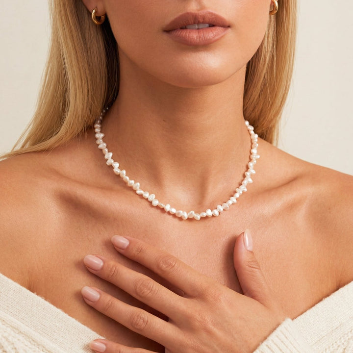 Collar Perlas Moldeadas