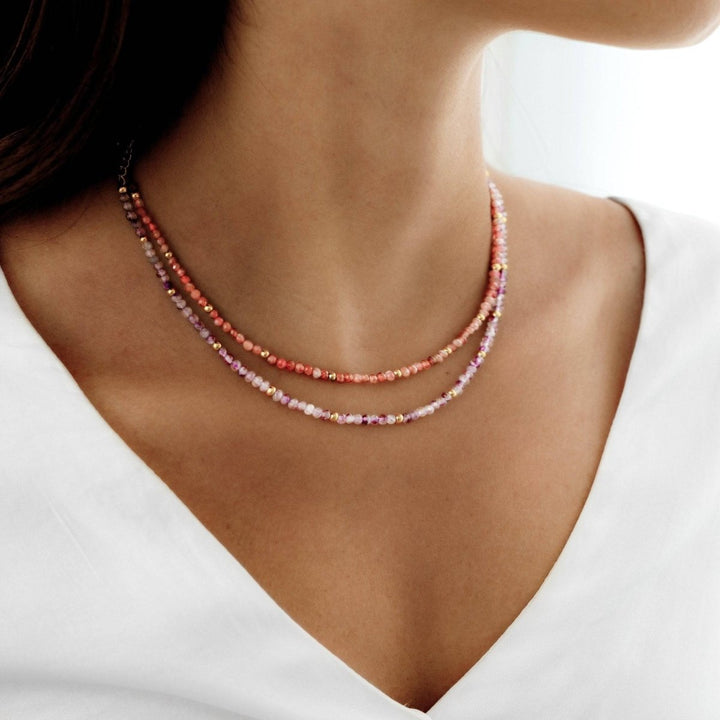 Collar de verano amatista