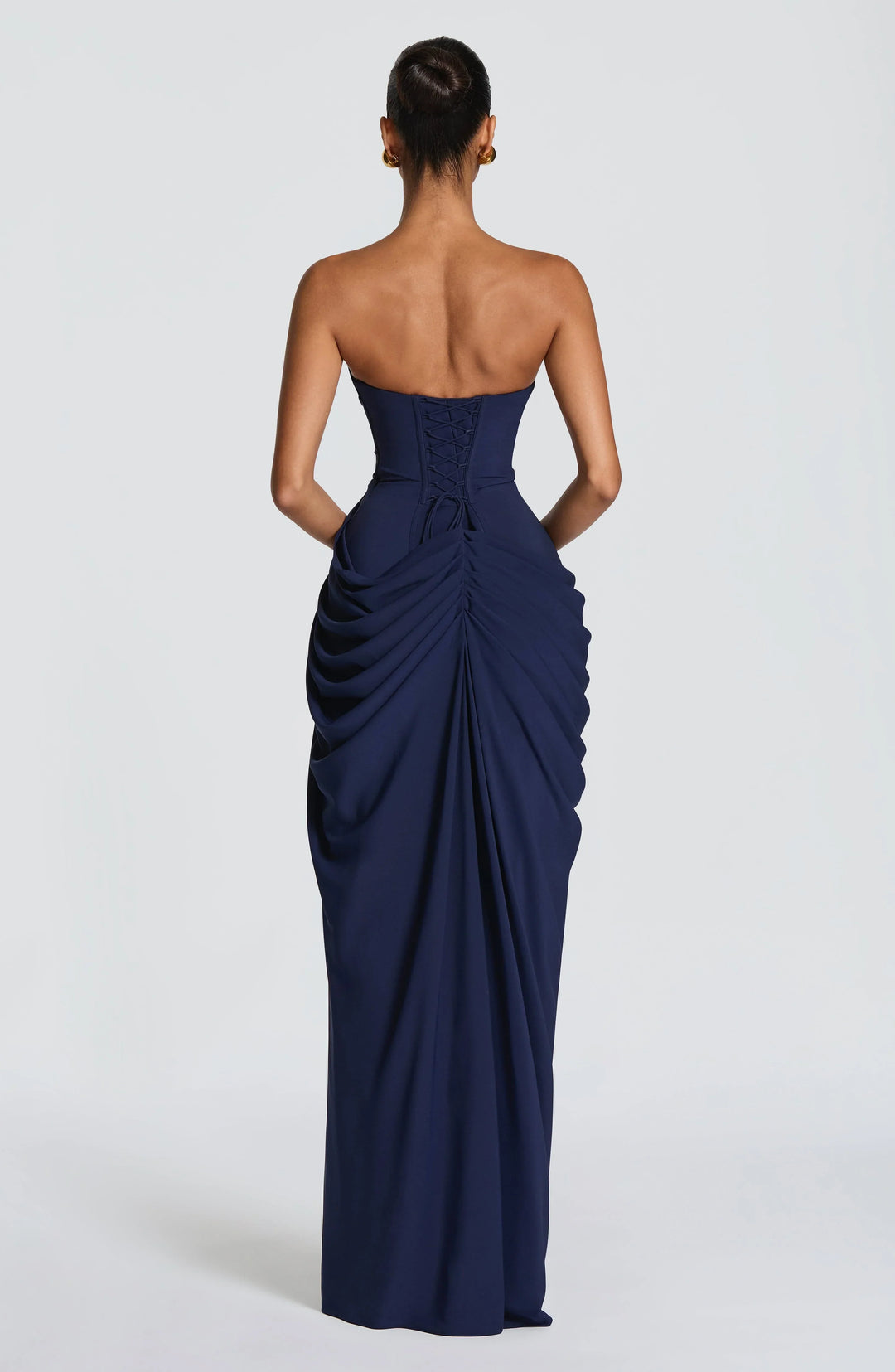 Adriana - Vestido Longo Drapeado com Fenda