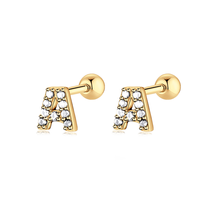 Pendiente Letras Blancas