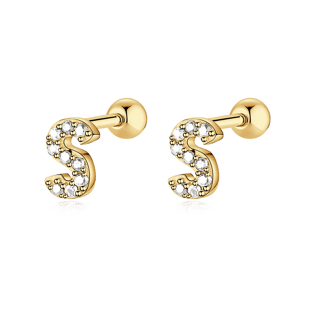 Pendiente Letras Blancas