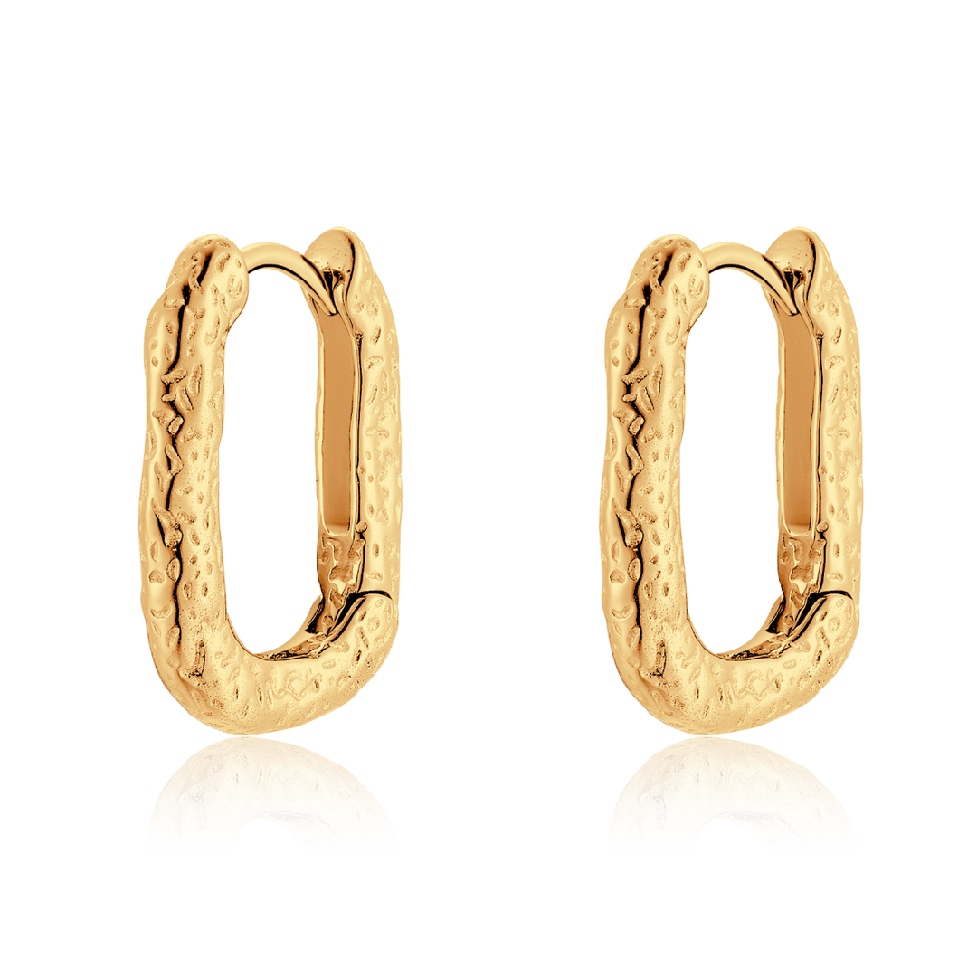 Pendientes Aros Martillados