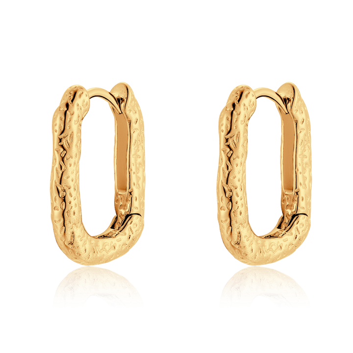 Pendientes Aros Martillados
