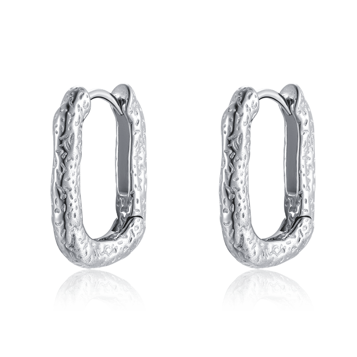 Pendientes Aros Martillados
