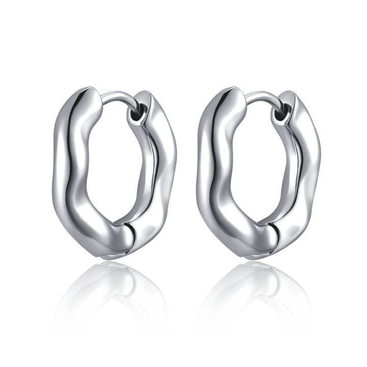 Pendientes Aros Ondas Sutiles