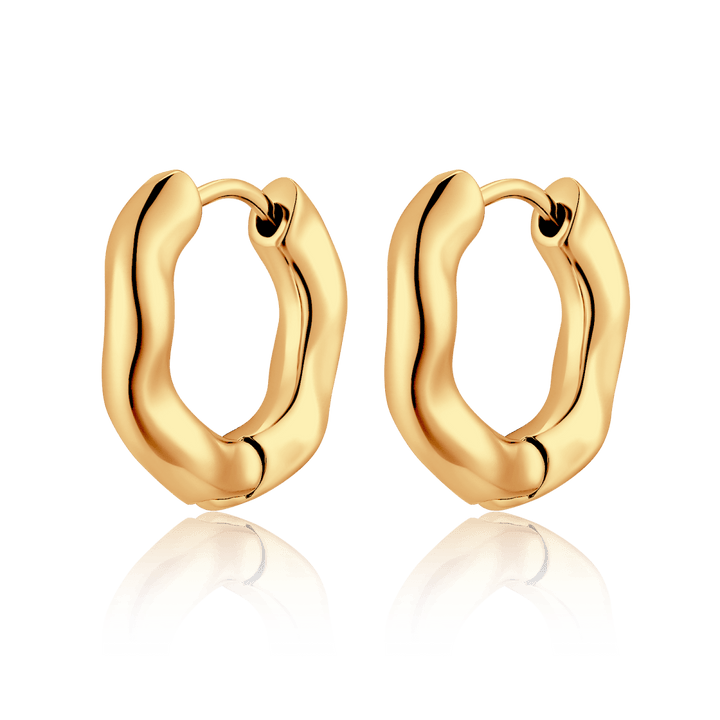 Pendientes Aros Ondas Sutiles