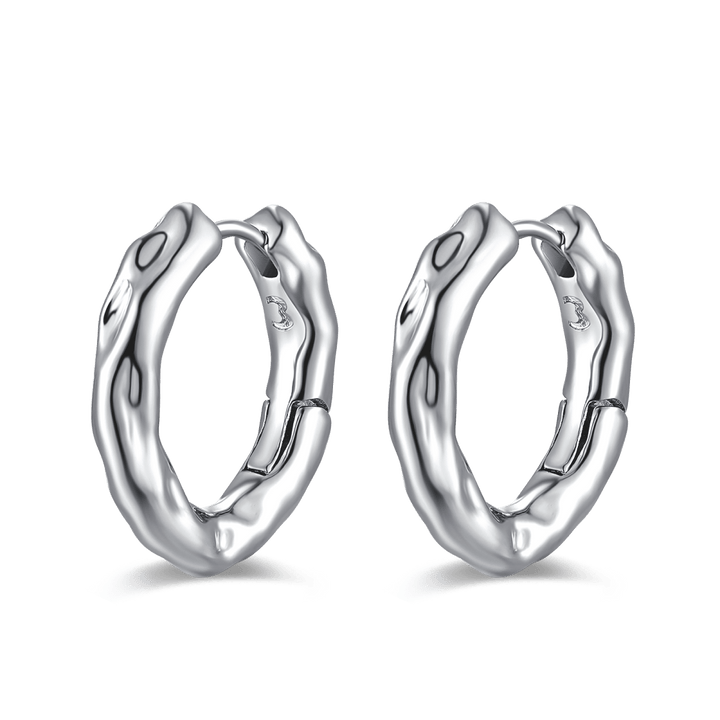 Pendientes de Aro Ondulado