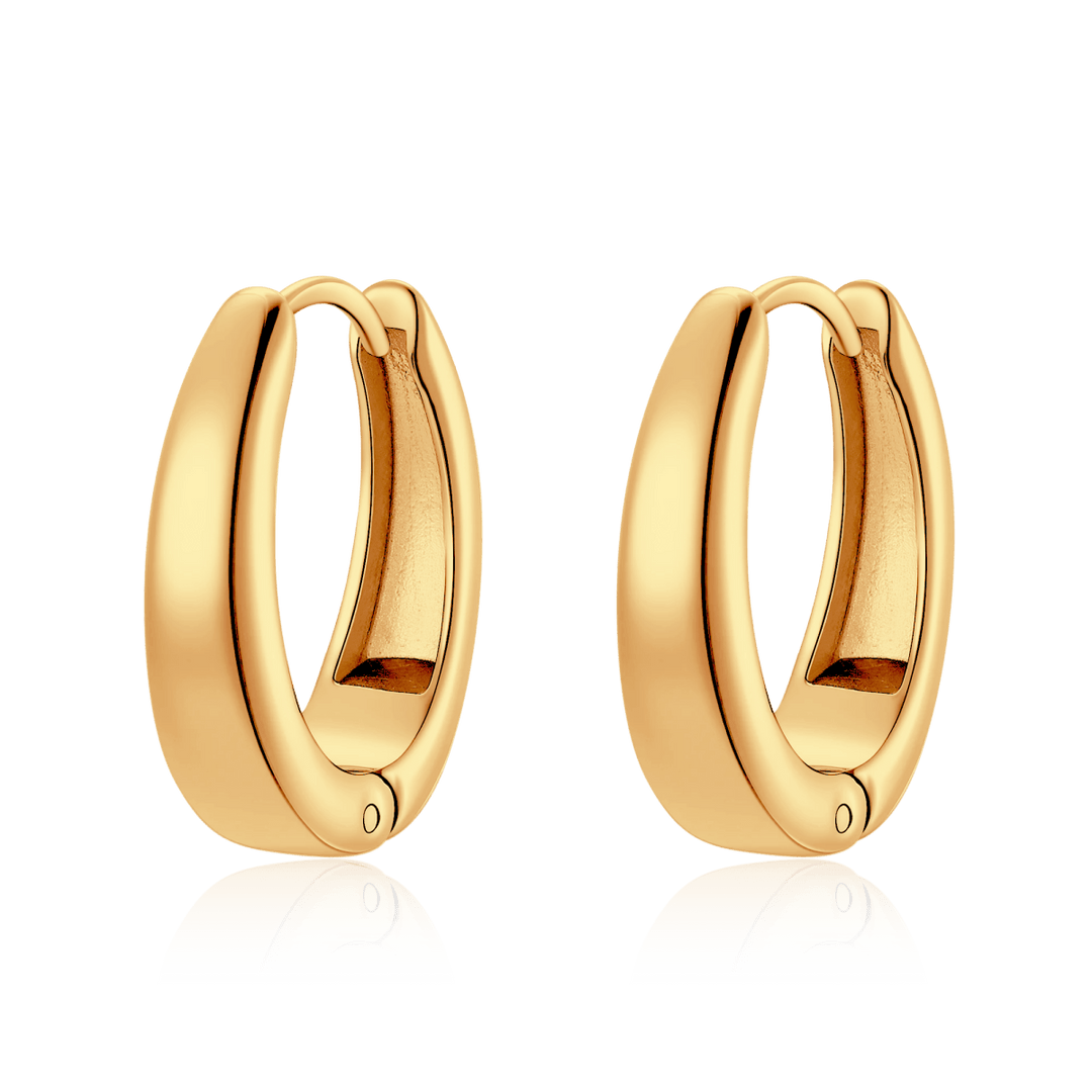 Pendientes Aros Ovalados