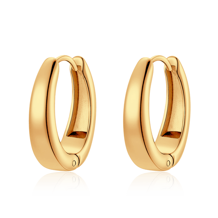 Pendientes Aros Ovalados