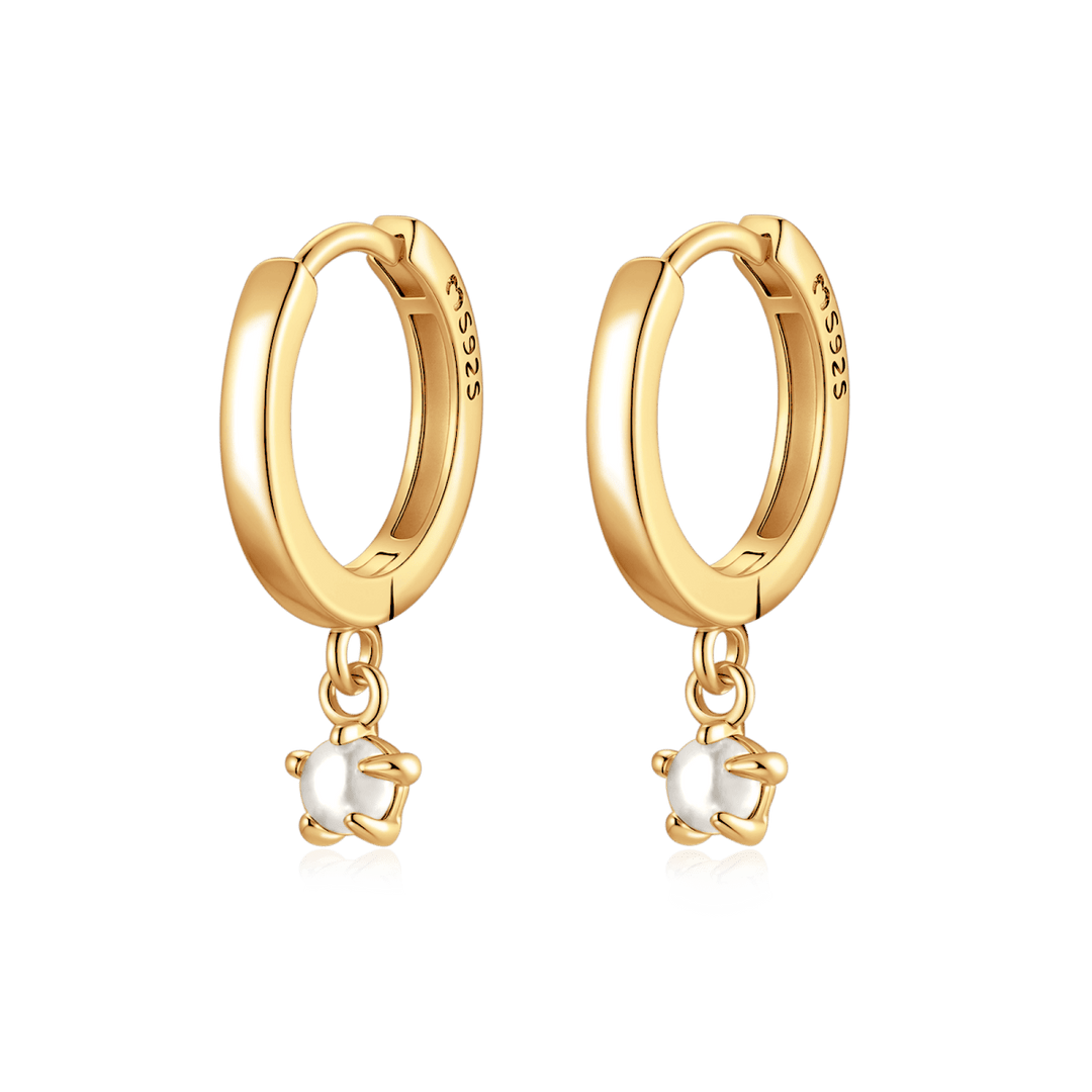 Pendientes Aros Perla
