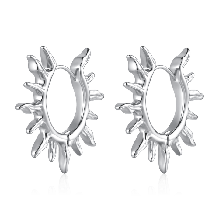 Pendientes Aros Rayos de Sol