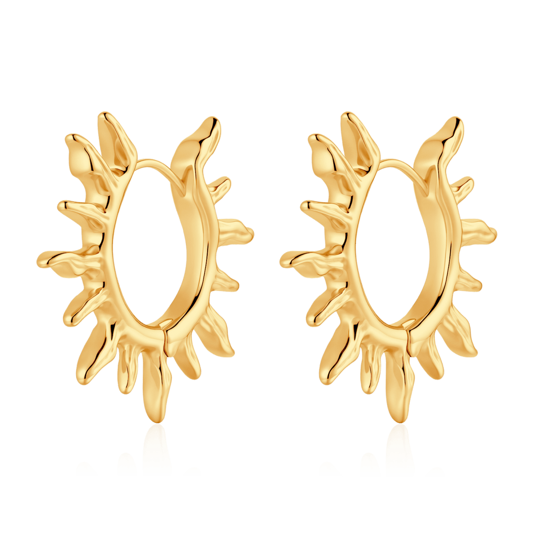 Pendientes Aros Rayos de Sol