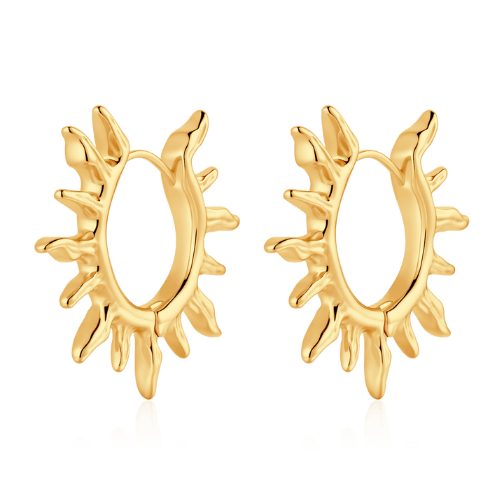 Pendientes Aros Rayos de Sol