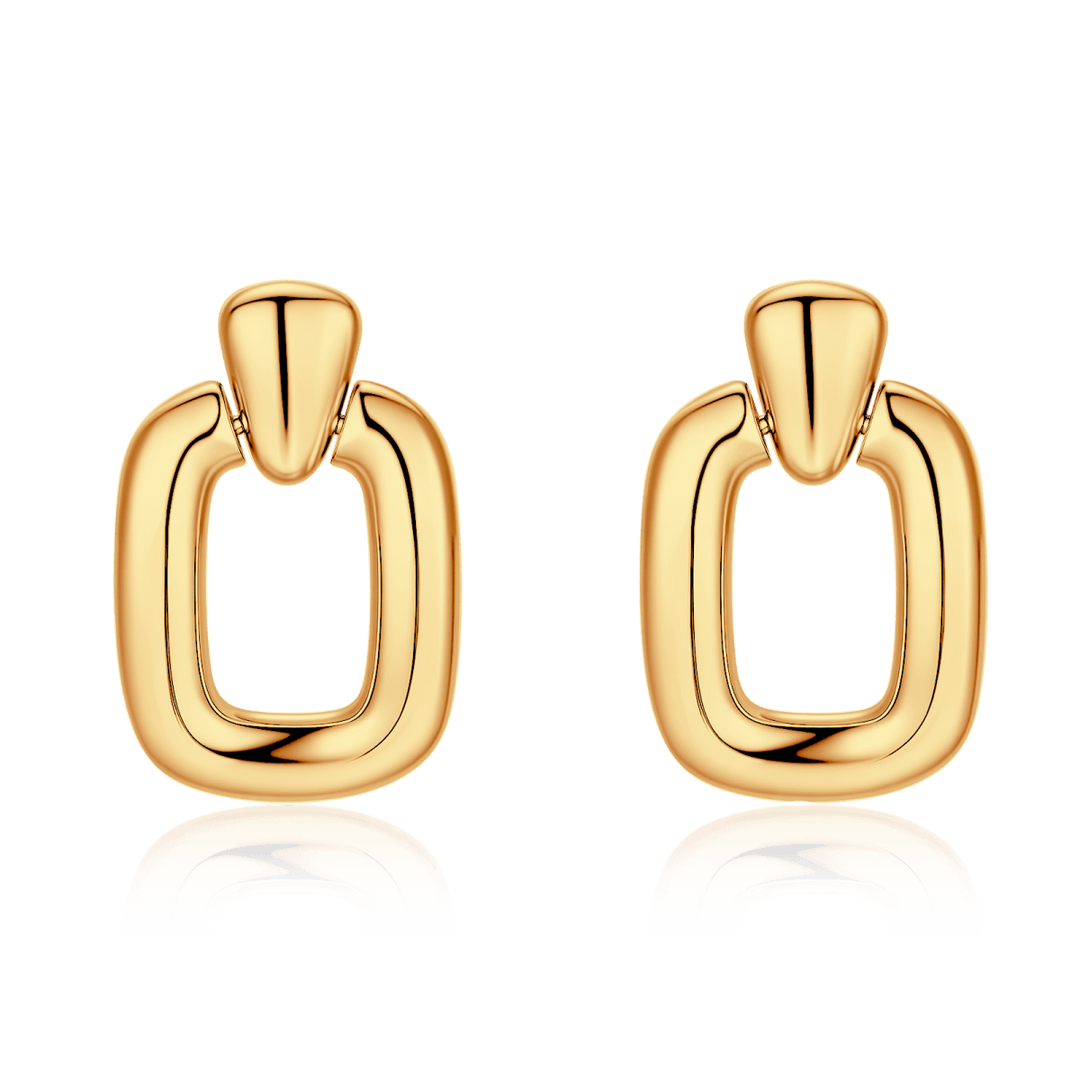 Pendientes Aros Rectangulares