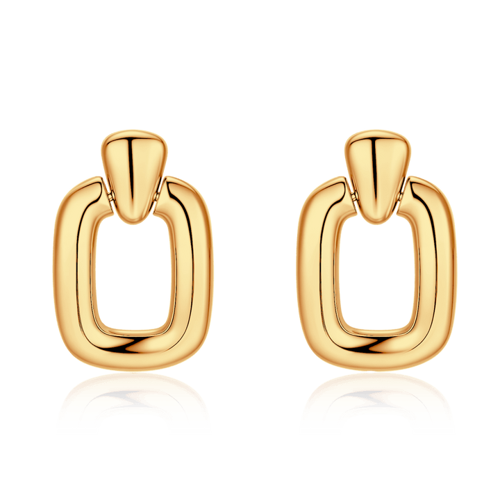 Pendientes Aros Rectangulares