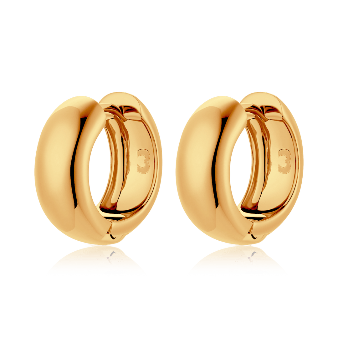 Pendientes de Aro Redondeado