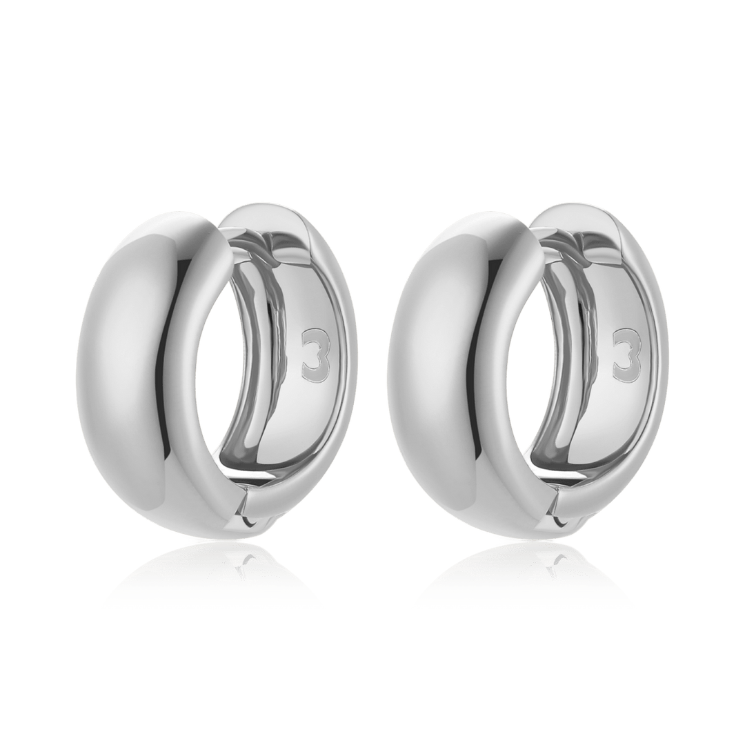 Pendientes de Aro Redondeado