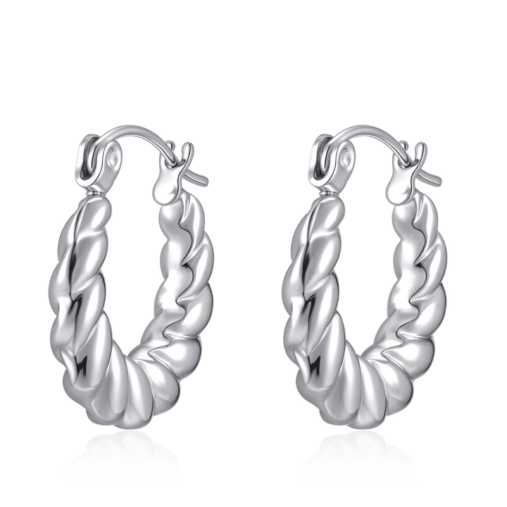 Pendientes de Aro Torcido