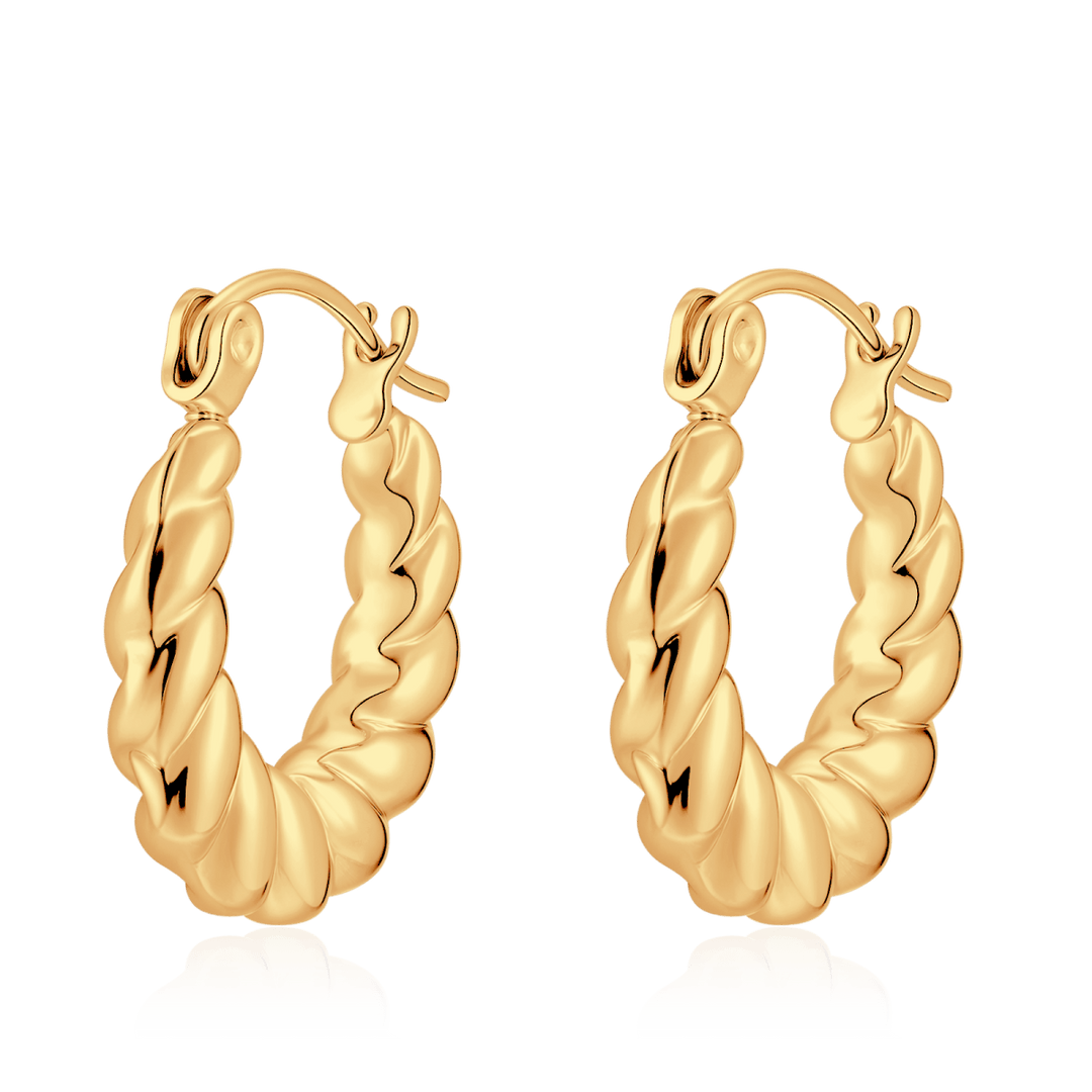 Pendientes de Aro Torcido