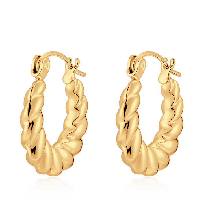 Pendientes de Aro Torcido