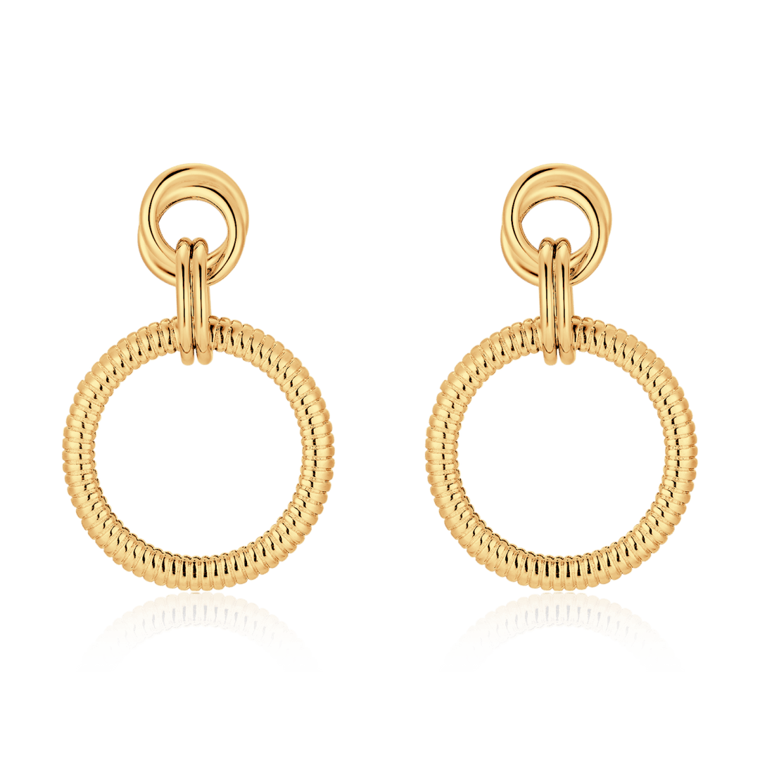 Pendientes Aros Texturizados