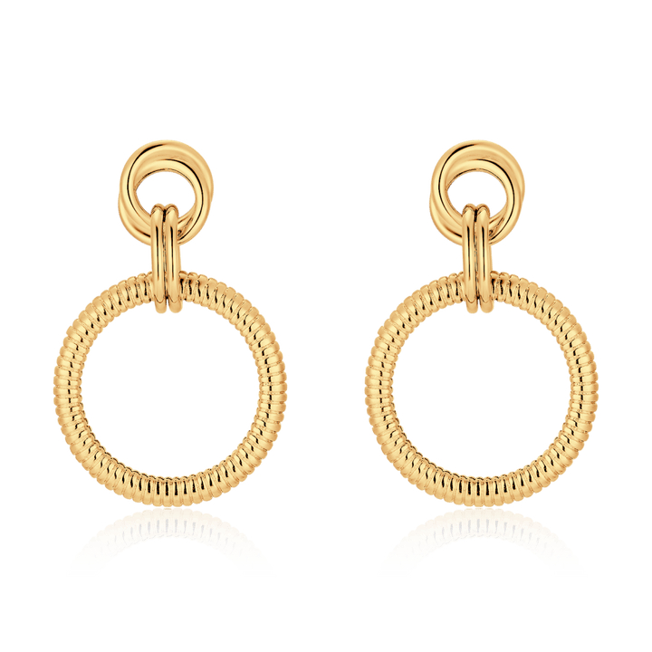 Pendientes Aros Texturizados