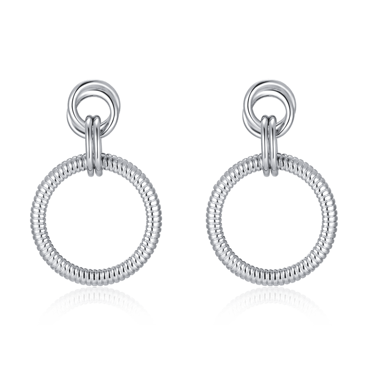 Pendientes Aros Texturizados
