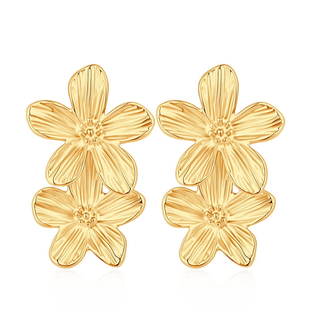 Pendientes Cinco Pétalos