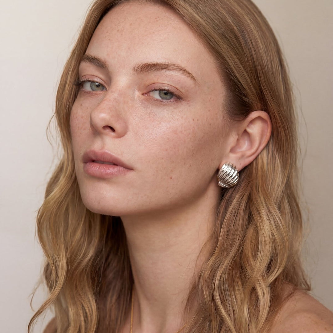 Pendientes Concha Abanico