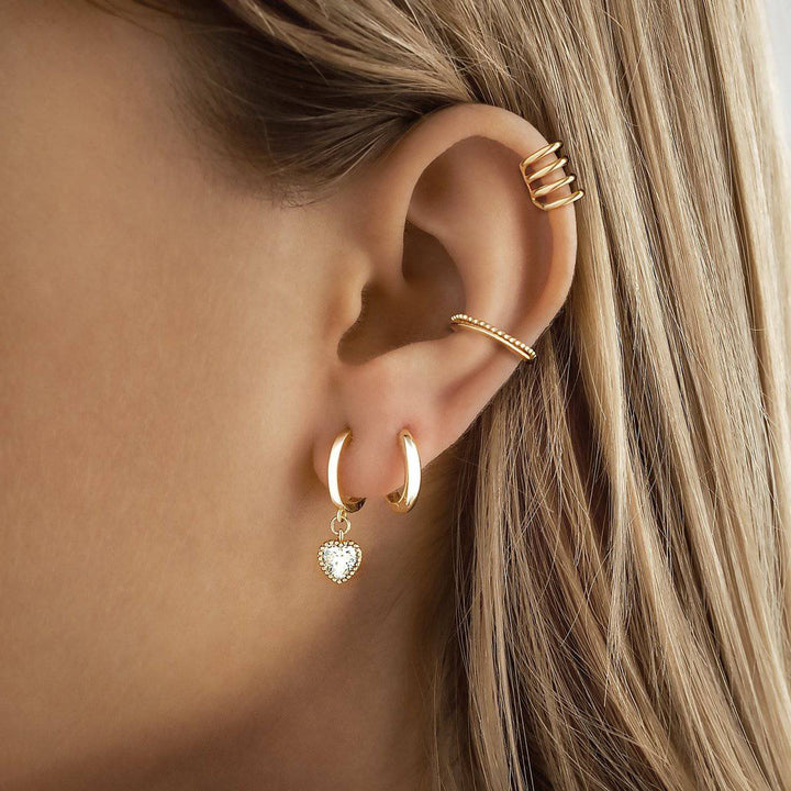 Pendientes Corazón de Cristal