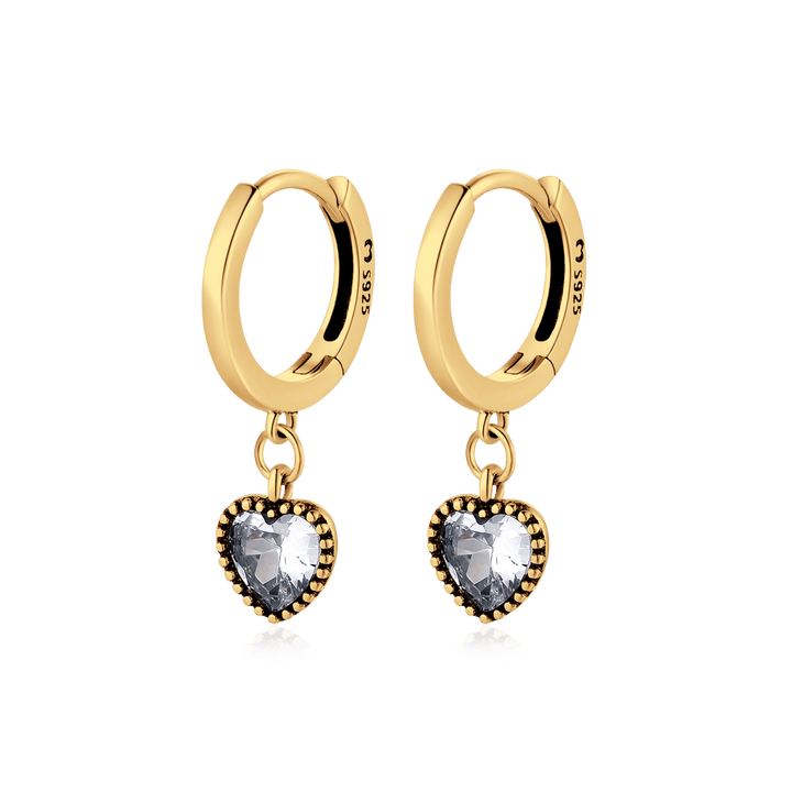 Pendientes Corazón de Cristal