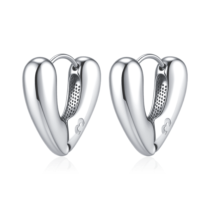 Pendientes Corazón Curvado