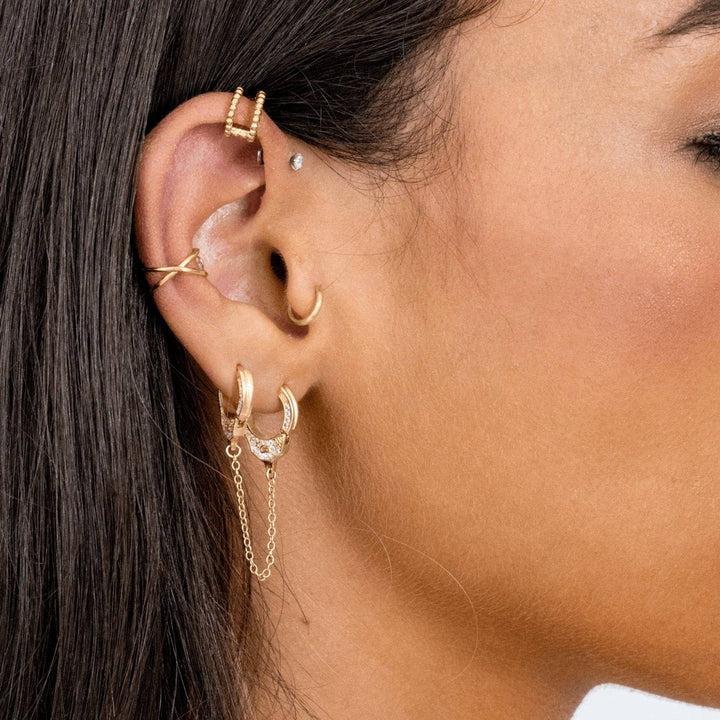 Pendientes Ear Cuff - U