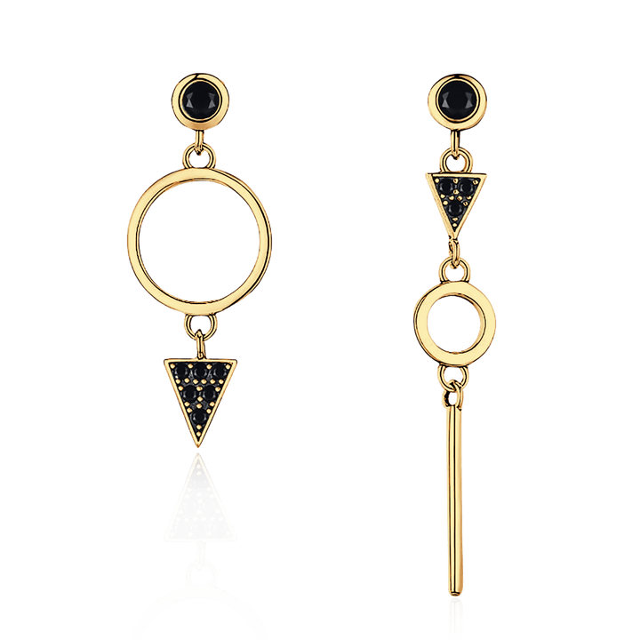 Pendientes Espinela Negra
