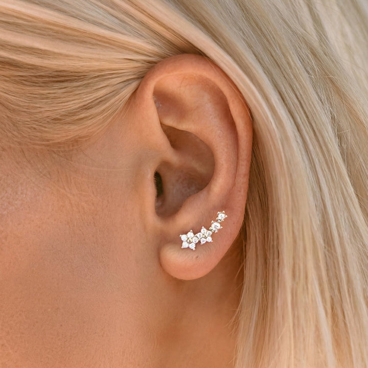 Pendientes Flores Blancas
