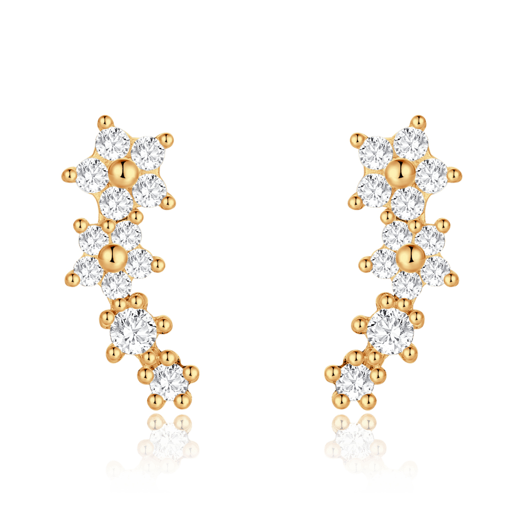 Pendientes Flores Blancas