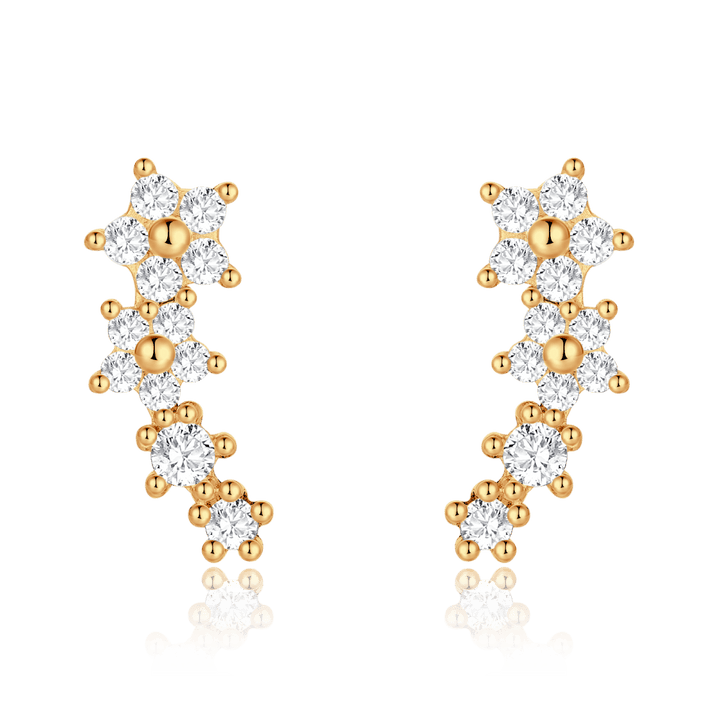 Pendientes Flores Blancas