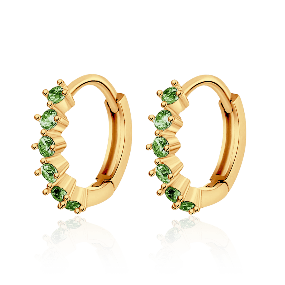 Pendientes Rosa Esverdeado