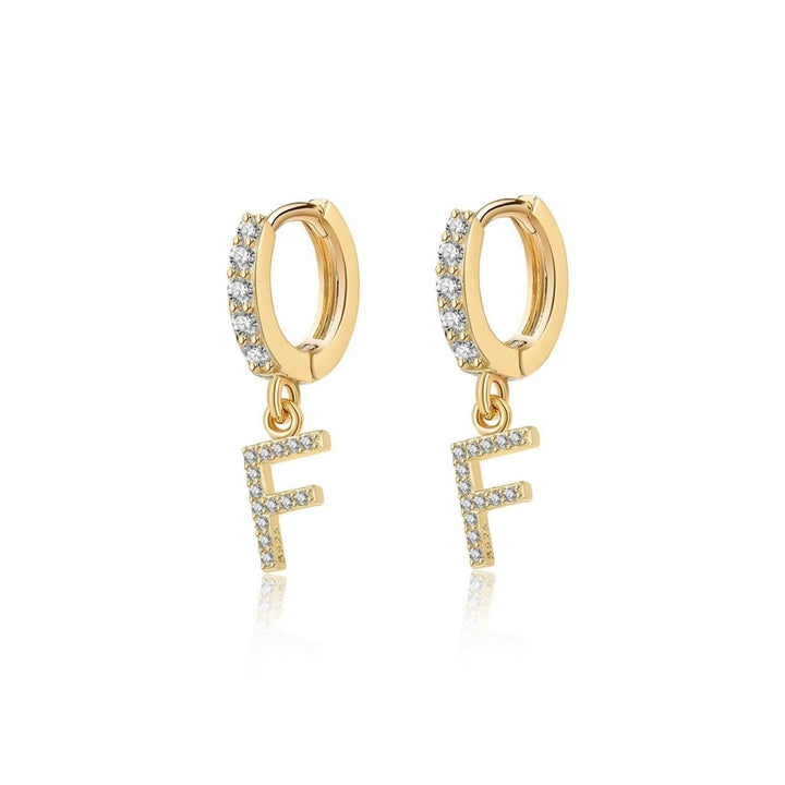 Pendientes de aros iniciales