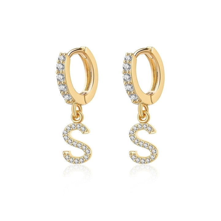 Pendientes de aros iniciales