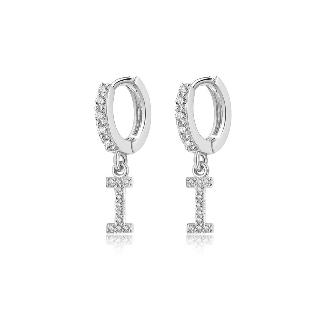 Pendientes de aros iniciales