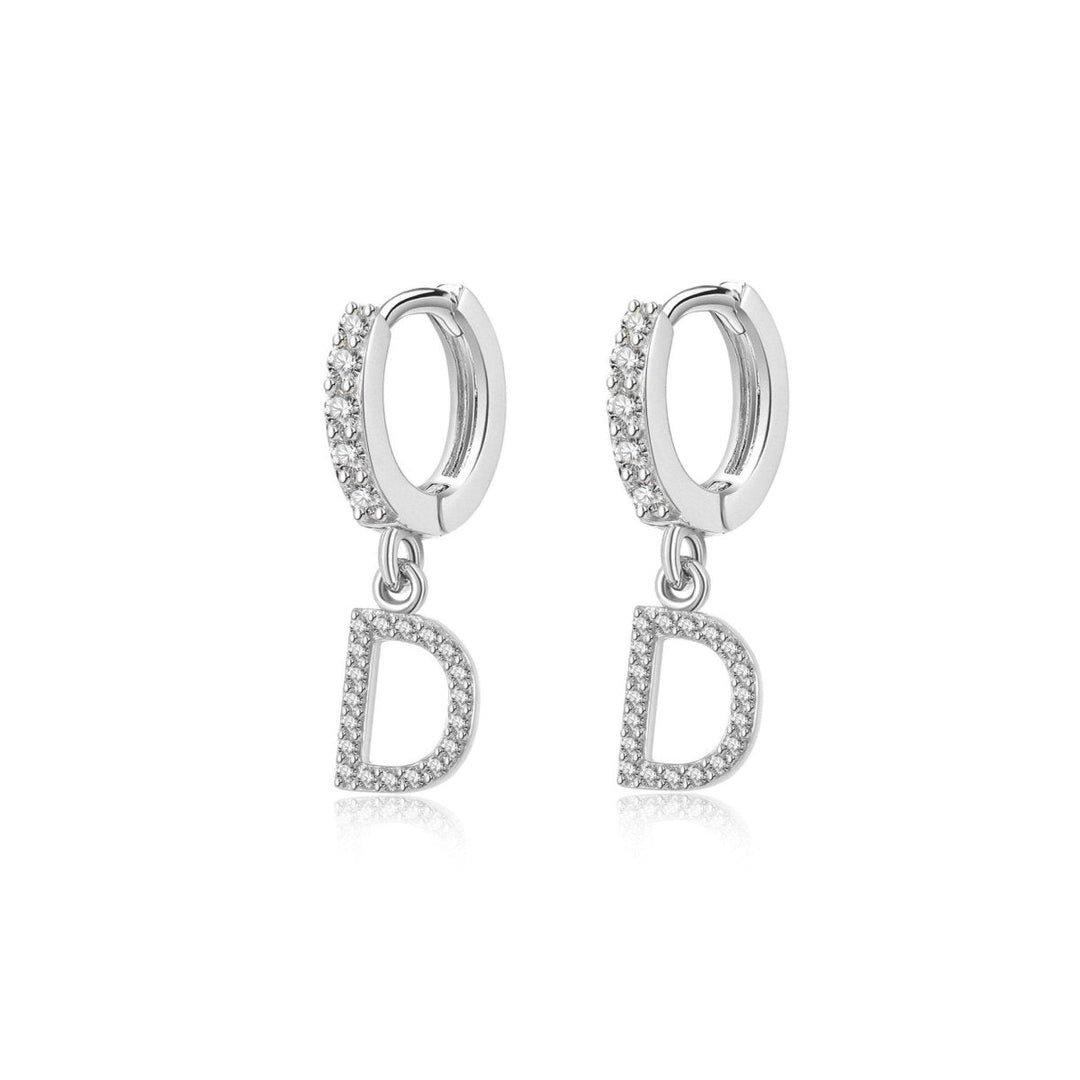 Pendientes de aros iniciales