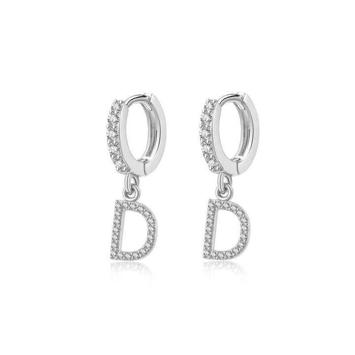 Pendientes de aros iniciales