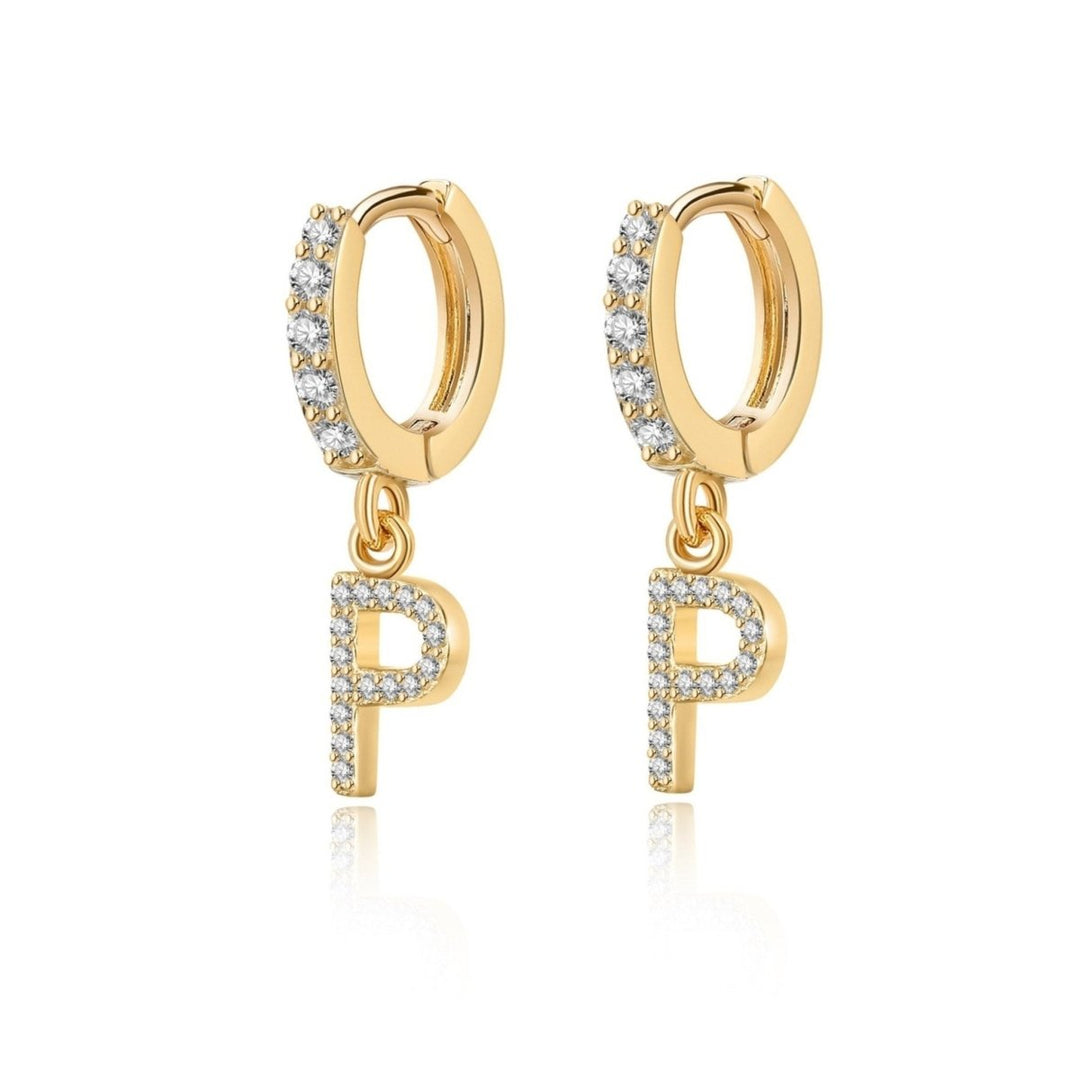 Pendientes de aros iniciales
