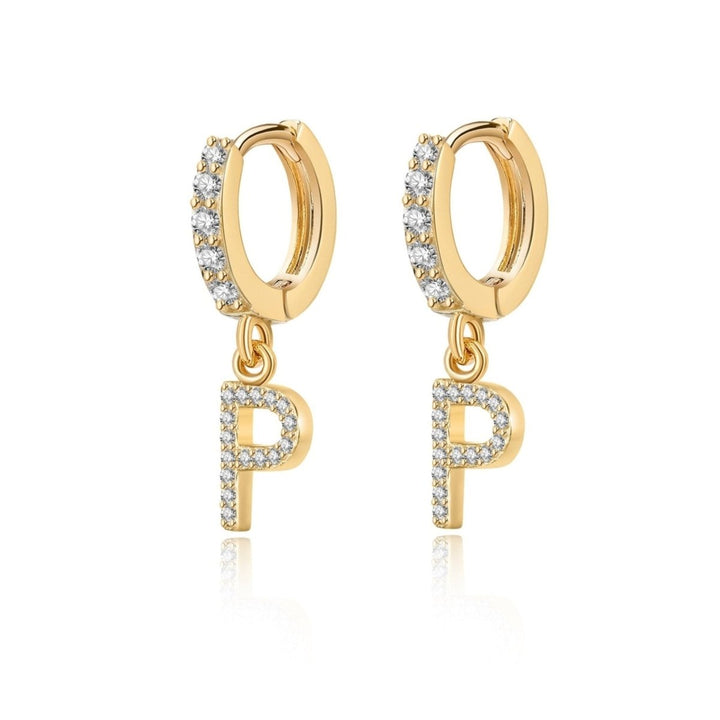 Pendientes de aros iniciales