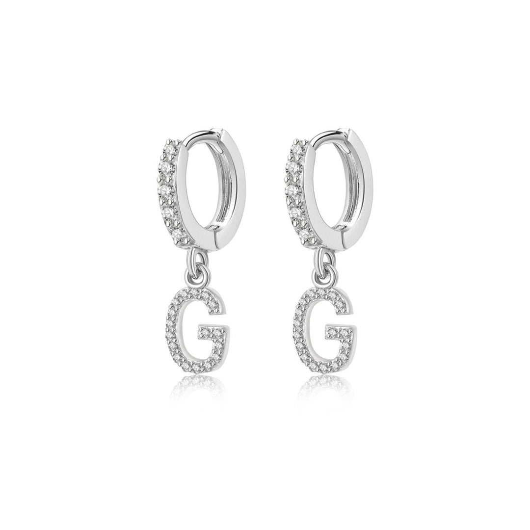 Pendientes de aros iniciales