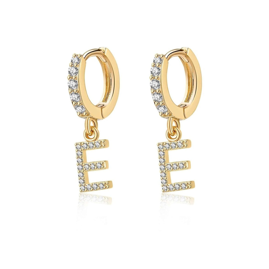 Pendientes de aros iniciales