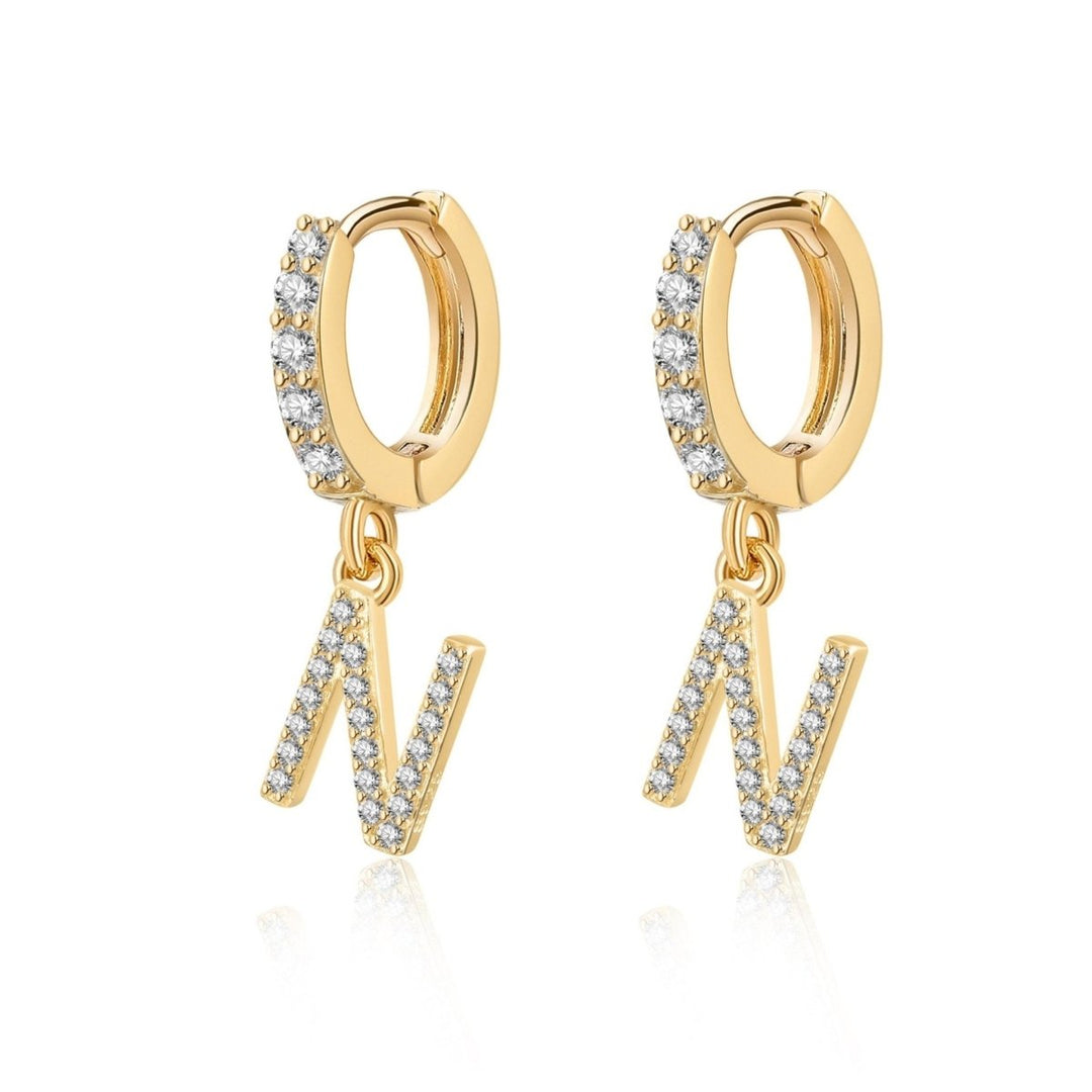 Pendientes de aros iniciales