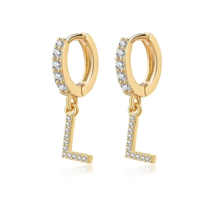 Pendientes de aros iniciales
